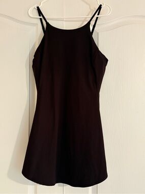 Old Navy Active Powersoft Black Spaghetti-Strap Dress - Women